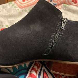 Black suede Gianni bini boots size 10